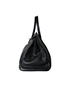 Birkin 35 Veau Taurillon Clemence Leather in Black, bottom view